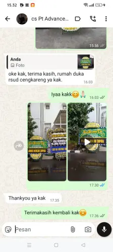 Testimonial Papan Bunga Pernikahan sukarendah