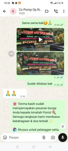 Testimonial Papan Bunga sukarendah